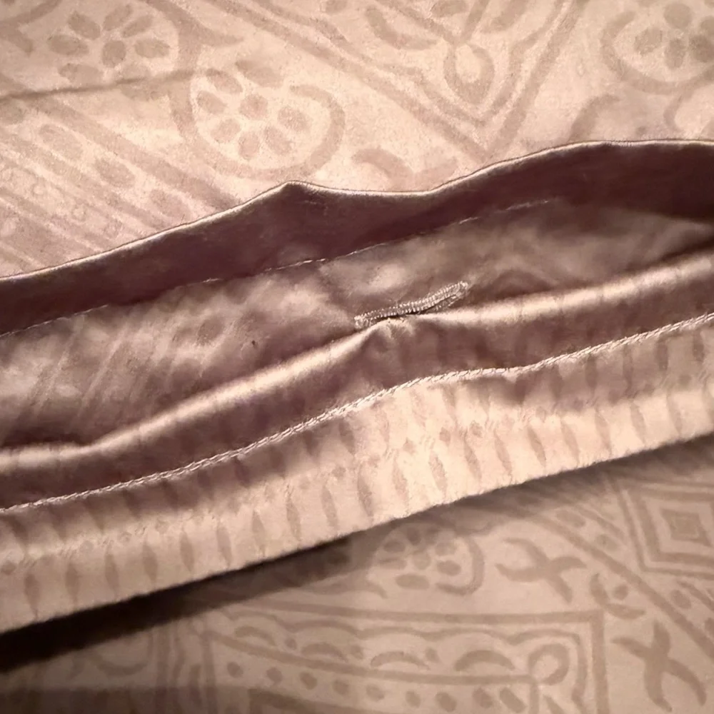 Reversible Duvet Cover Taupe King Set *